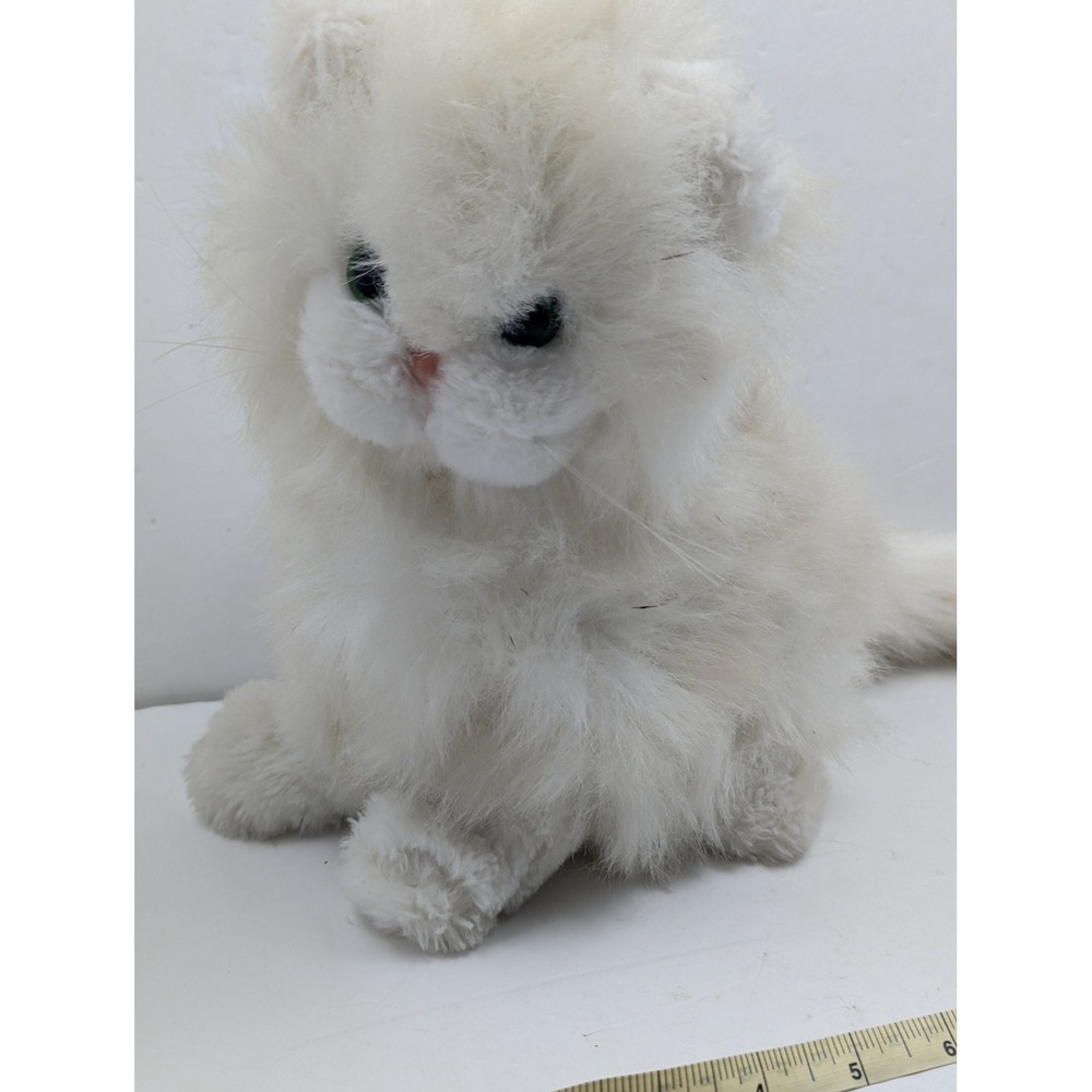 Dakin Vintage‎ 1983 White Persian Cat Kitten Plush Stuffed Animal Toy